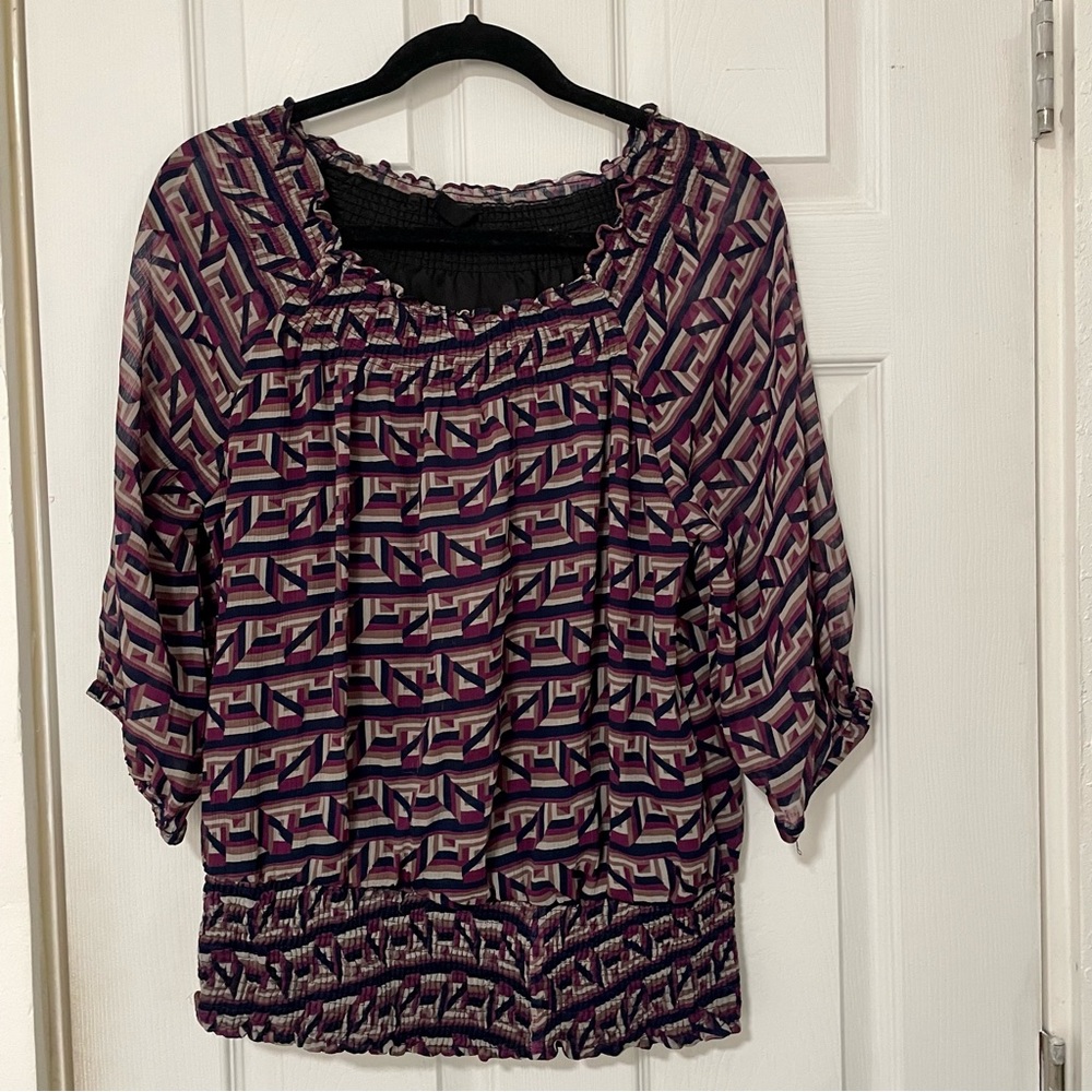 womens vintage summer blouse